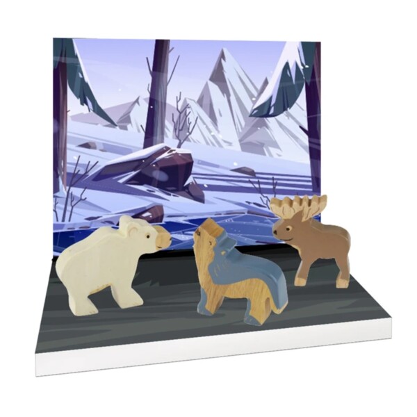 Rubberwood Nordic Artic Animals - Image 2