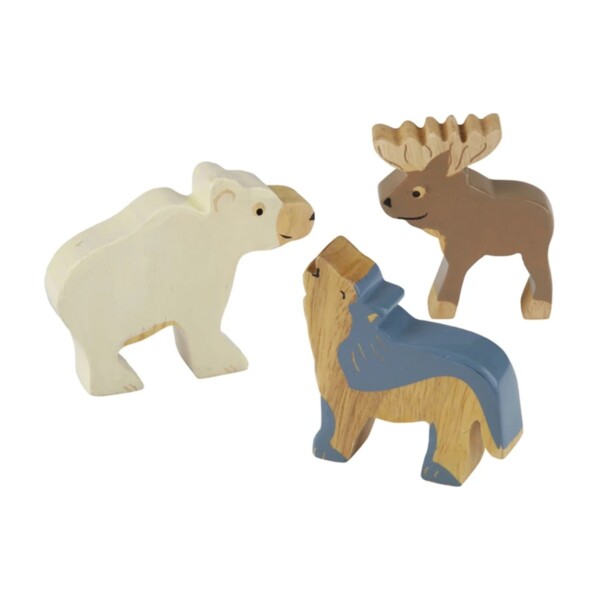 Rubberwood Nordic Artic Animals