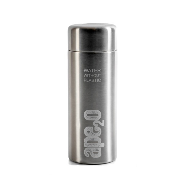 Stainless Steel Water Bottle with Carry Strap- 500ml