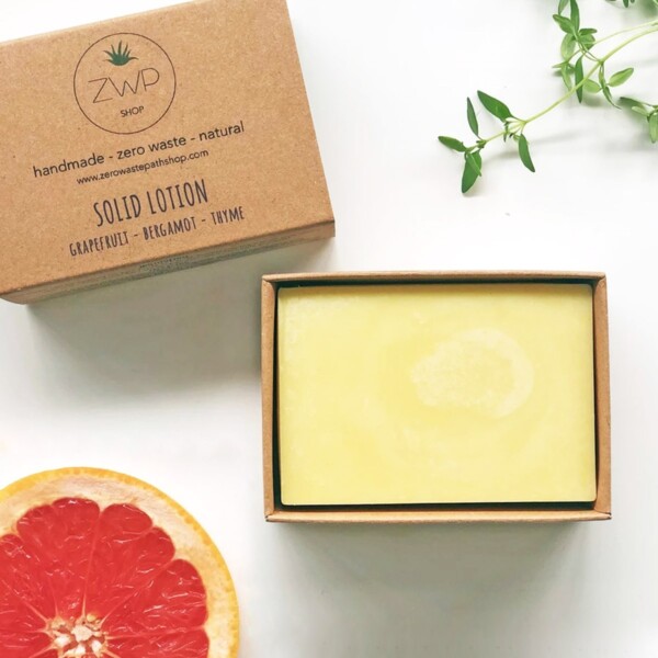 Citrus Solid Lotion with Grapefruit & Bergamot - 90g