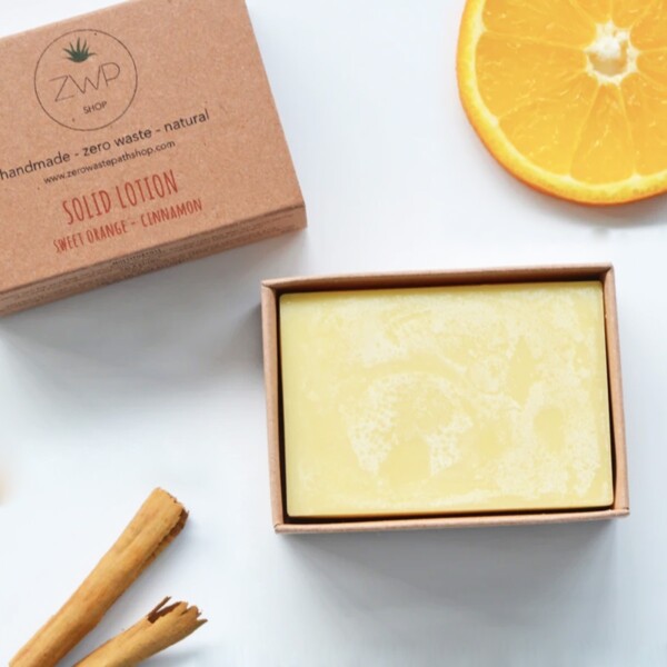 Sweet Solid Lotion with Sweet Orange & Cinnamon - 90g