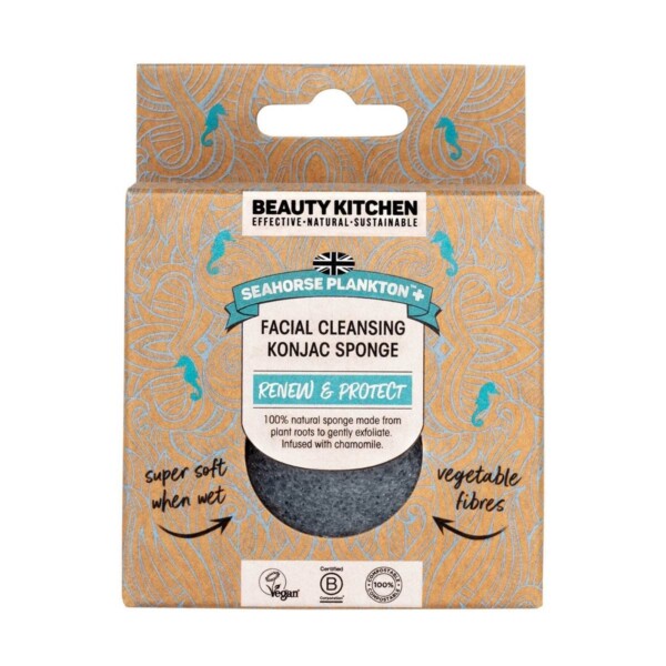 Seahorse Plankton+ Facial Cleansing Konjac Sponge