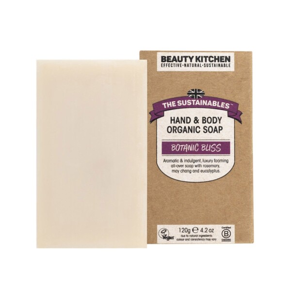 Botanical Bliss Organic Vegan Soap Bar - 120g