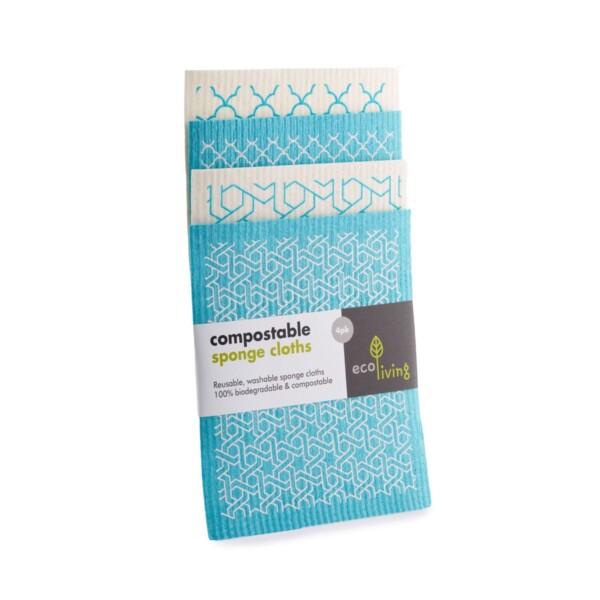 Compostable Sponge Cleaning Cloths - Moroccan