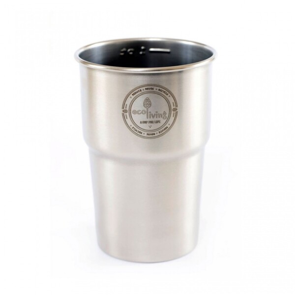 Stainless Steel Pint Cups - 4 Pack - Image 2