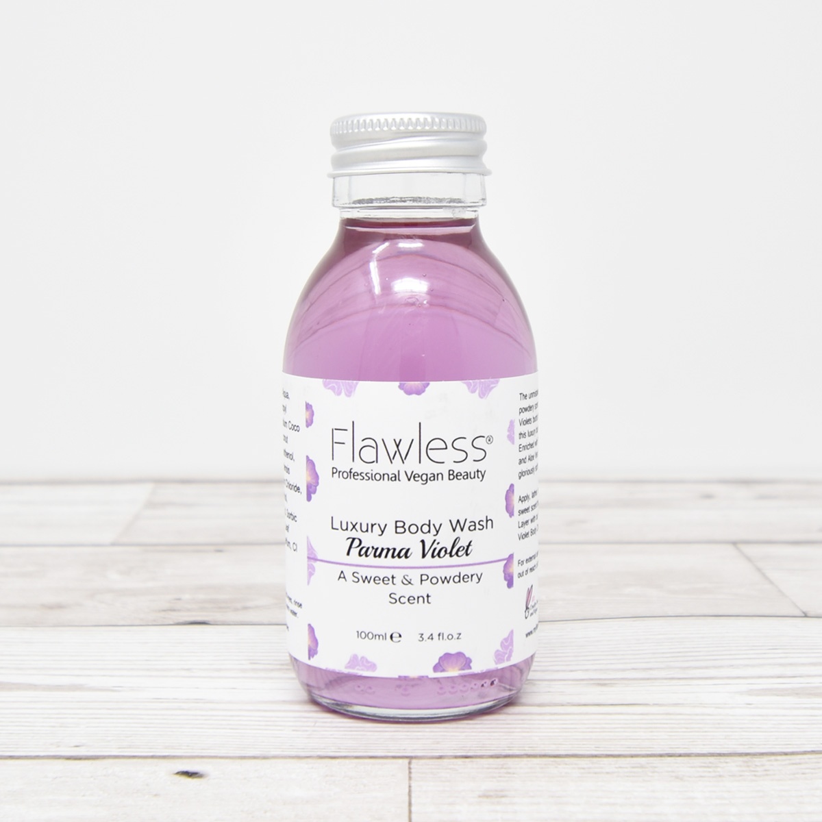 Flawless Parma Violet Body Wash 100ml Peace With The Wild