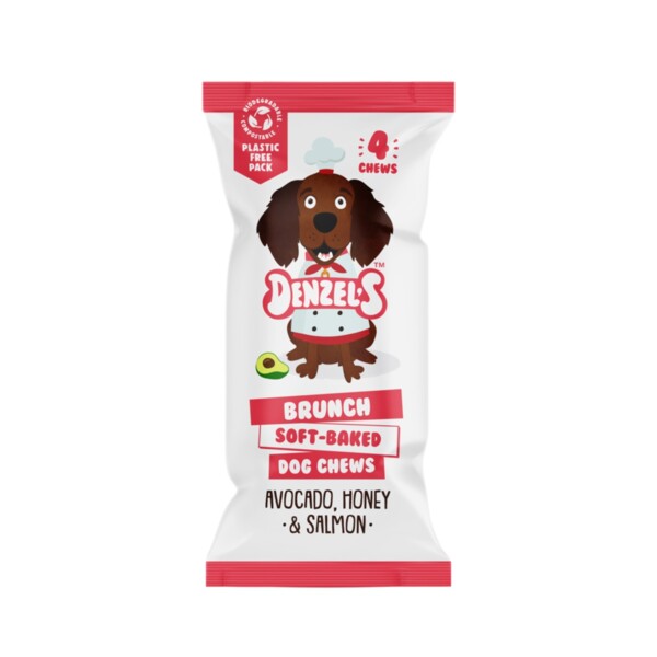 Brunch Soft-Baked Dog Chews - Avocado, Honey & Salmon 75g