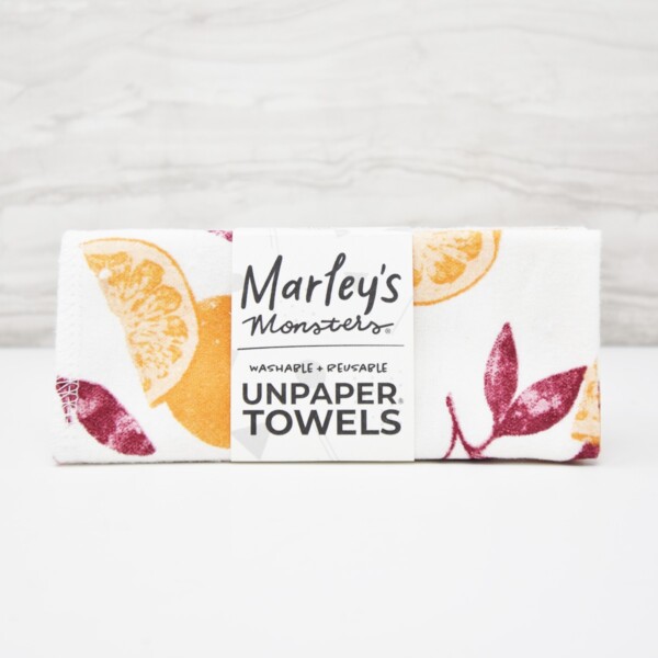 6 Unpaper Towels - Vintage Oranges