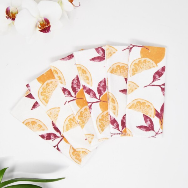6 Unpaper Towels - Vintage Oranges - Image 2