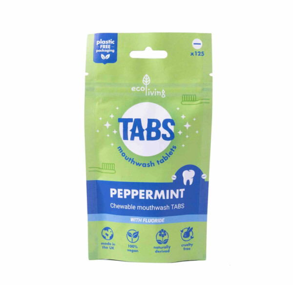 Chewable Mouthwash Tablets with Fluoride - Peppermint