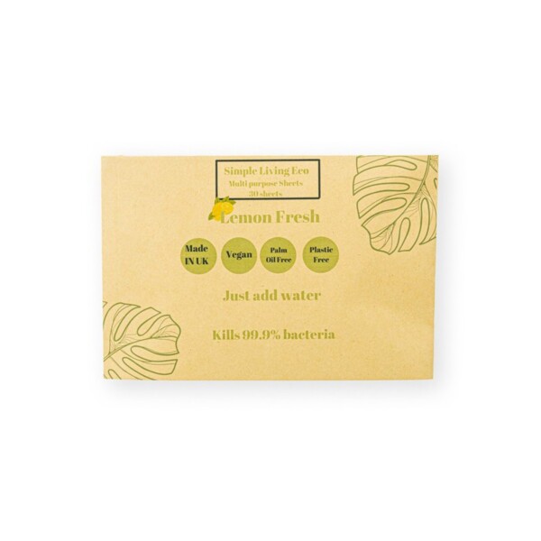 Multi Purpose Cleaning Sheets - Lemon Fresh