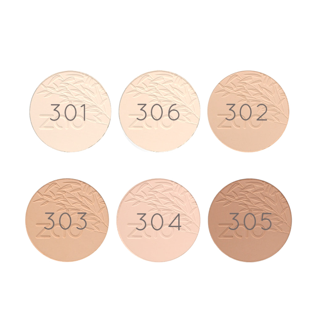 ZAO Compact Powder - Porcelain 306 | Silky Smooth Finish