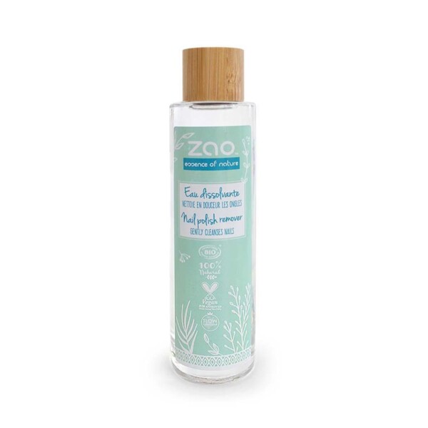 Nail Polish Remover - Glass Bottle with Bamboo Lid 100ml