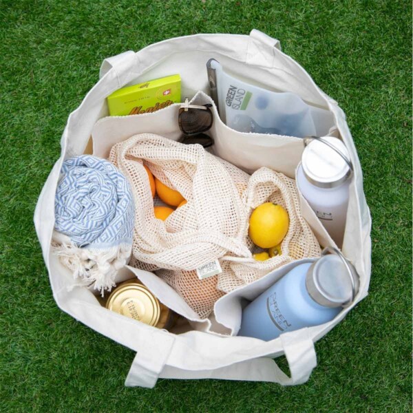 Organic Cotton Large Shopping Bag - Image 2
