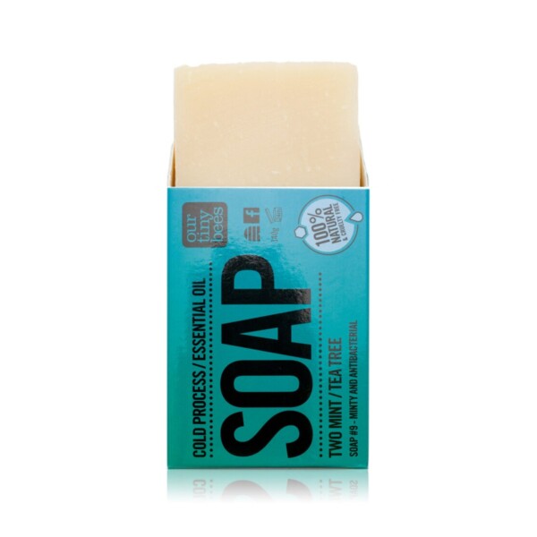 Natural Soap Bar - Peppermint, Spearmint & Tea Tree 140g