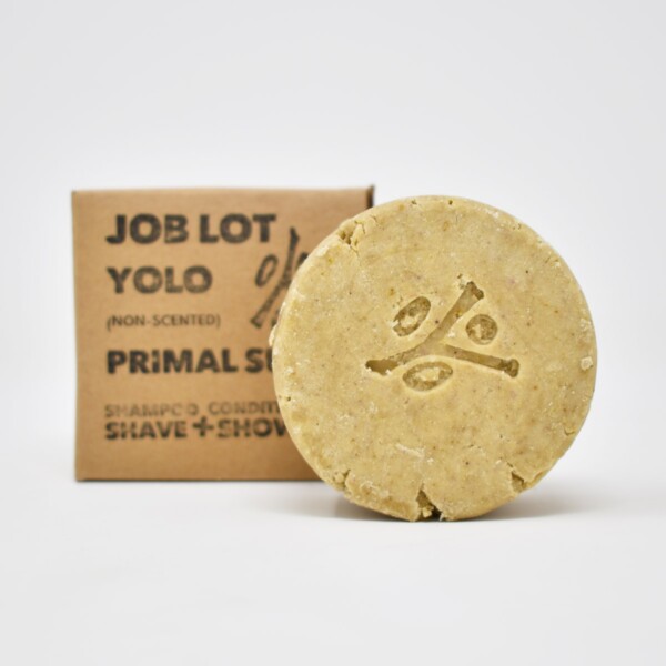 Shampoo, Conditioner, Shave & Shower Bar - Job Lot YOLO Unscented 80g