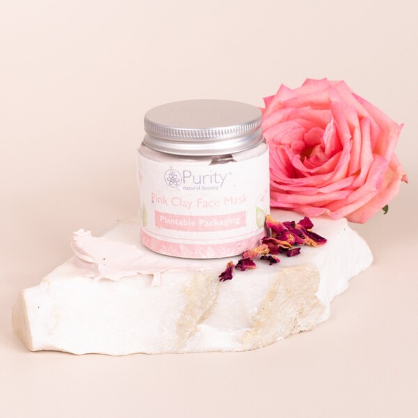 Pink Clay Face Mask - 50ml - Image 2