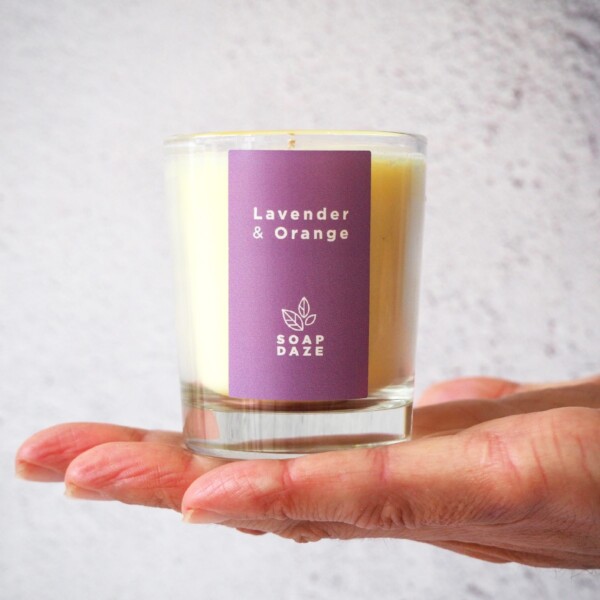 Lavender & Orange Votive Candle - 90ml - Image 2