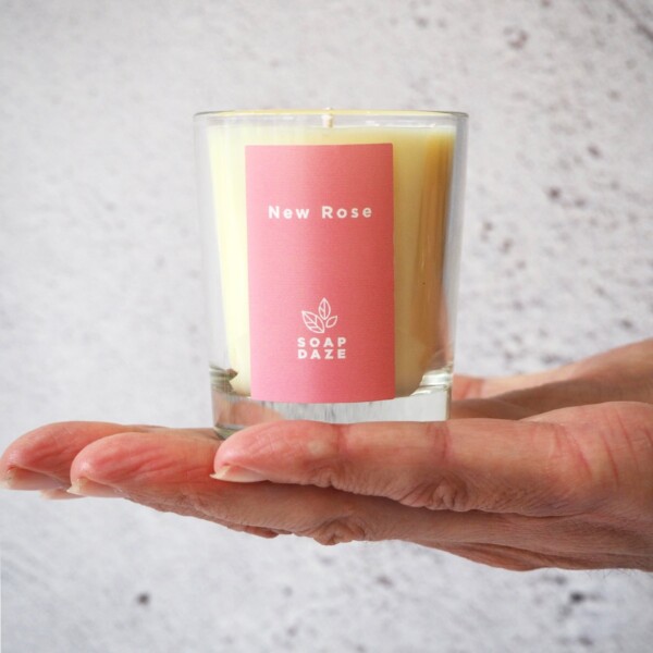 New Rose Votive Candle - 90ml - Image 2