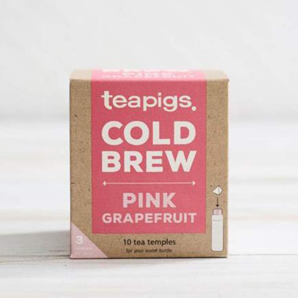 Pink Grapefruit Cold Brew Plastic Free Tea Bags