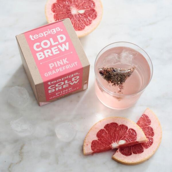 Pink Grapefruit Cold Brew Plastic Free Tea Bags - Image 2