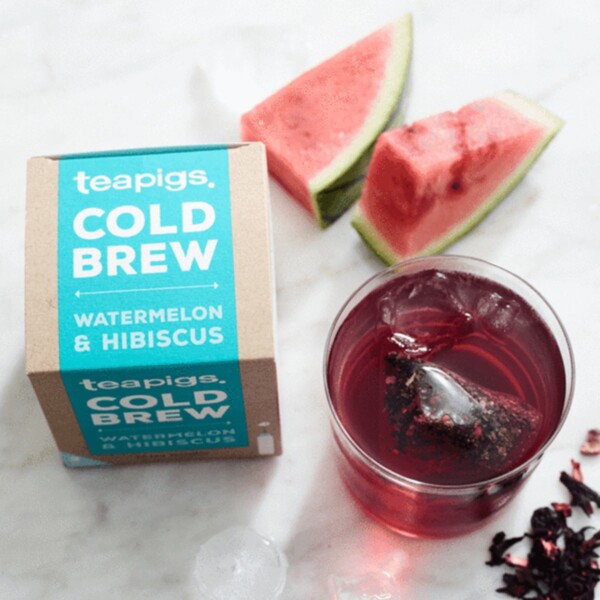 Watermelon & Hibiscus Cold Brew Plastic Free Tea Bags - Image 2