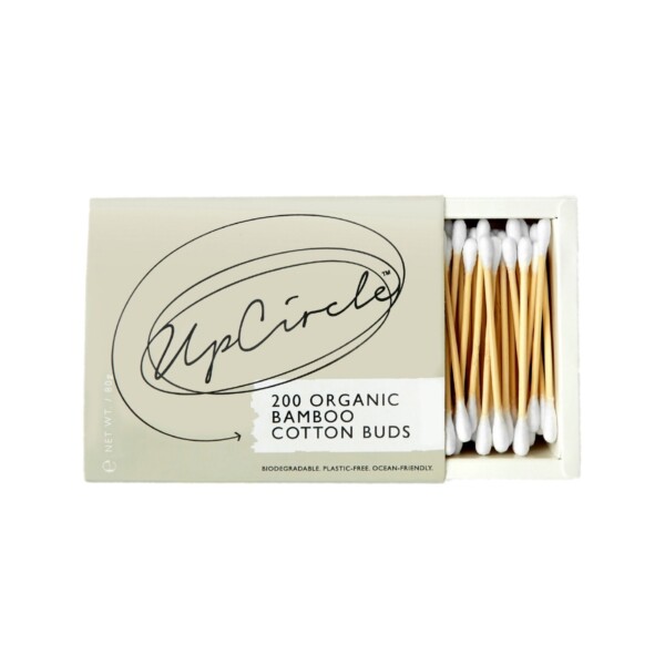 Organic Bamboo Cotton Buds - 200 Box