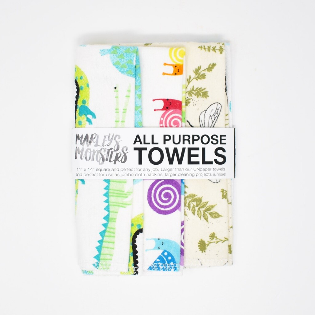 Marley's Monsters 3 AllPurpose Unpaper Towels Mixed