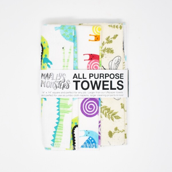 3 All-Purpose Unpaper Towels - Mixed