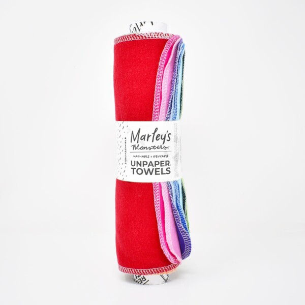 12 Rolled Unpaper Towels - Rainbow