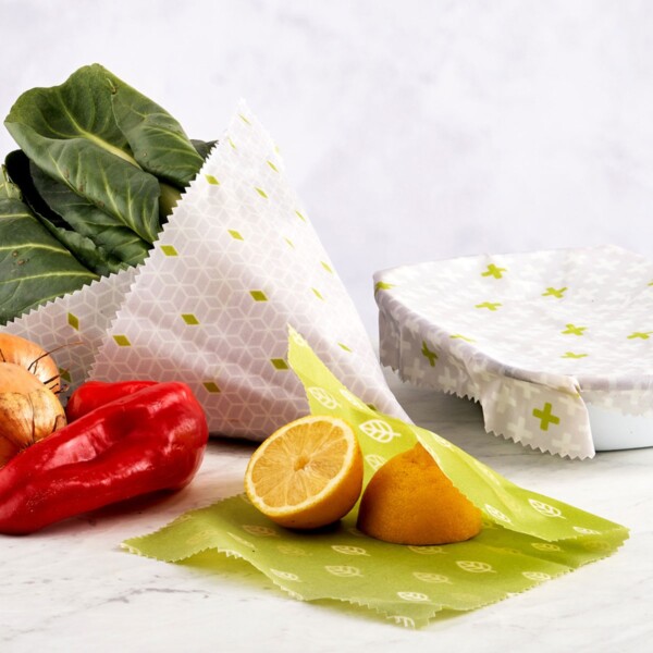 Reusable Vegan Food Wraps - Set of 3 - Image 4