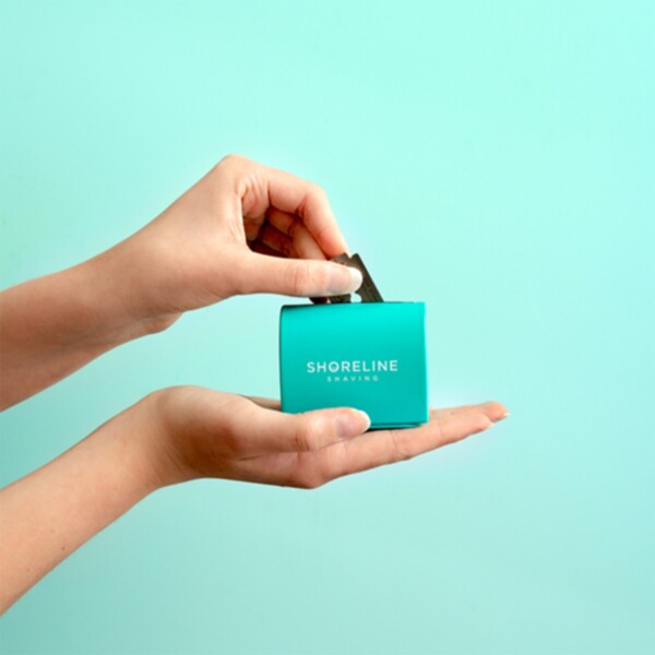 Razor Blade Disposal Tin - Teal - Image 3