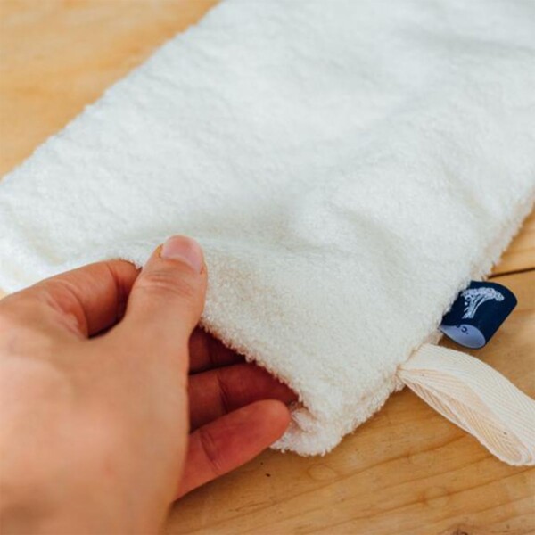 Bamboo Shower Mitt - Cream - Image 2
