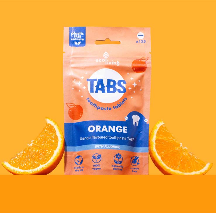 Orange Toothpaste Tablets - With Fluoride - Image 4