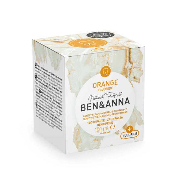 Natural Toothpaste with Fluoride - Orange - Image 2