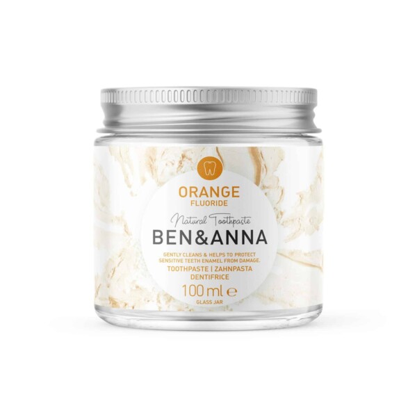 Natural Toothpaste with Fluoride - Orange