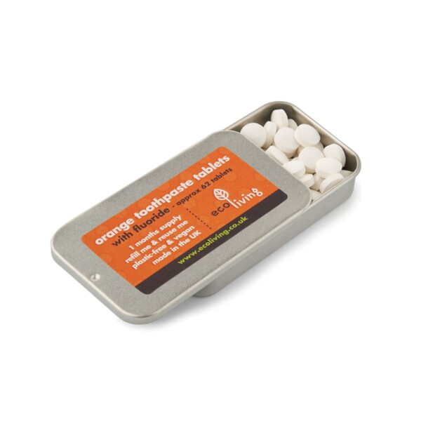 Orange Toothpaste Tablets - With Fluoride