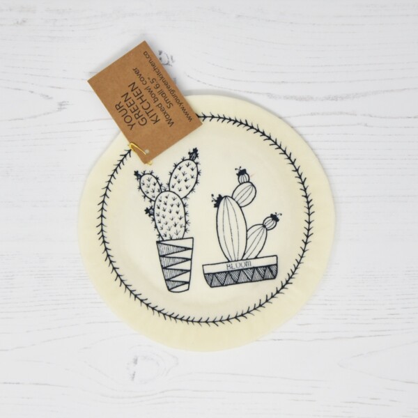 Waxed Cotton Bowl Cover - 6" - Image 2