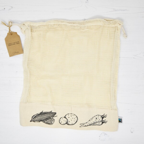Organic Mesh Vegetable Bag - Large