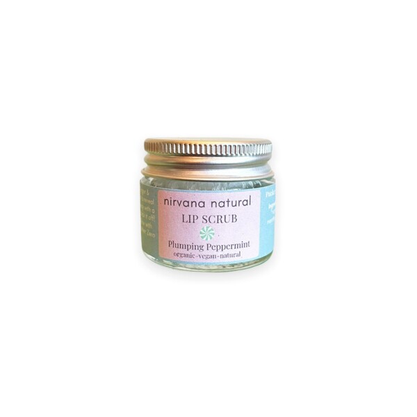 Organic Plumping Peppermint Lip Scrub - 15g