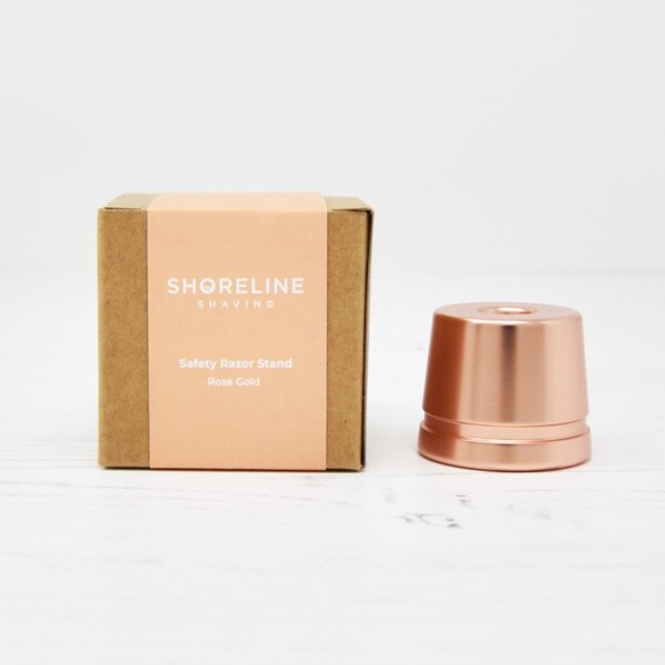 Shoreline Safety Razor Stand - Rose Gold