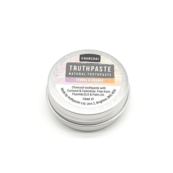 truthpaste Charcoal - Fennel & Orange 15ml