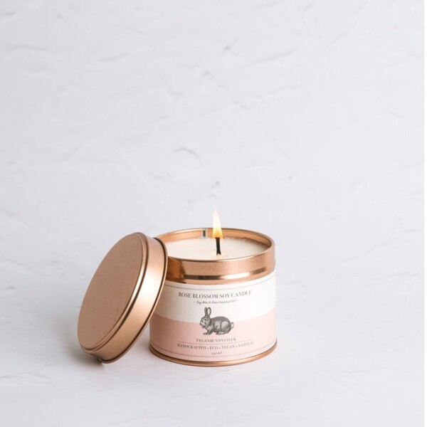 Rose Blossom Soy Wax Candle - 240ml
