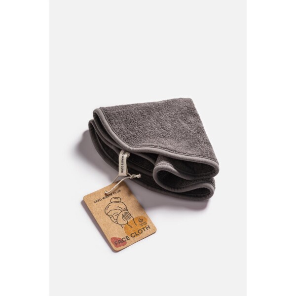 Organic Face Cloth - Grey - Image 3