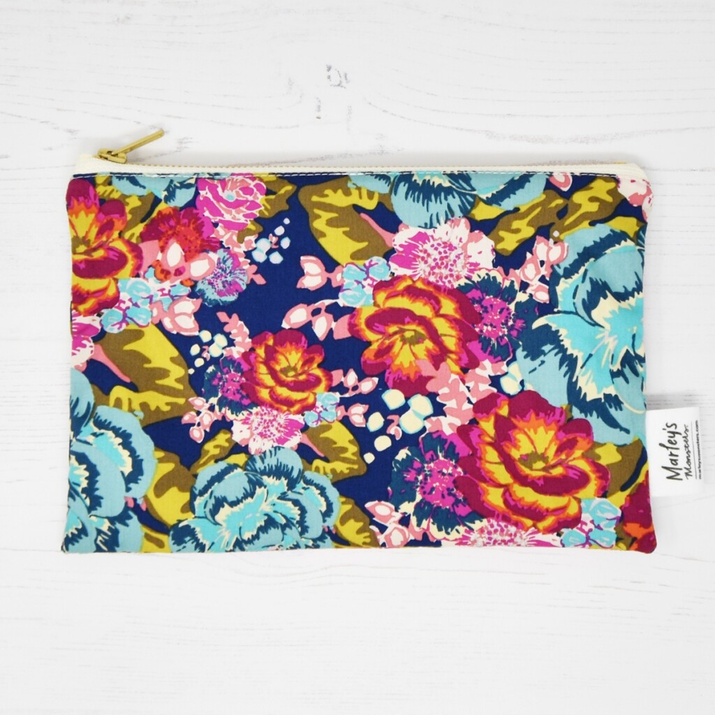 Marley's Monsters Cosmetic Bag - Floral Punch - Peace With The Wild