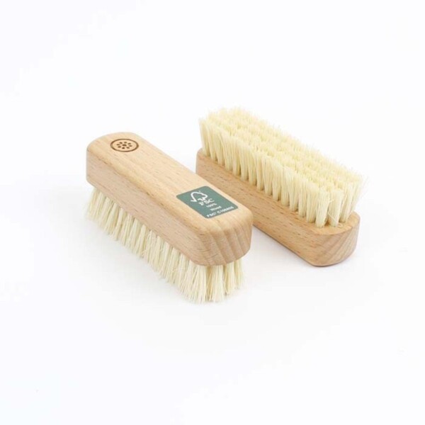 Plant Bristle Wooden Nail Brush - Image 2