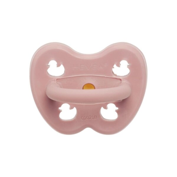 Duck Natural Rubber Pacifier - Baby Blush 3-36 Months