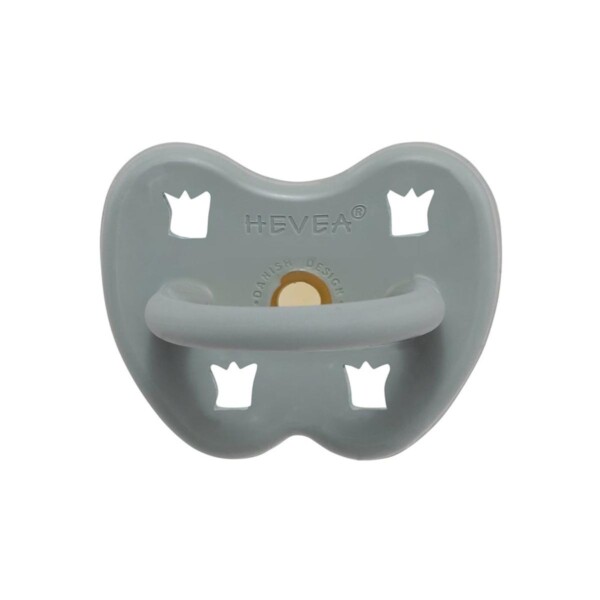 Crown Natural Rubber Pacifier - Gorgeous Grey 3-36 Months