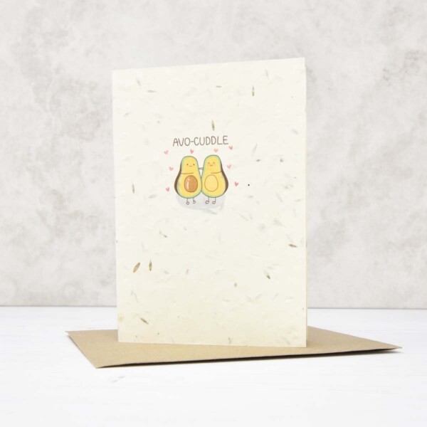 Seed Paper Greeting Card - Avo-Cuddle