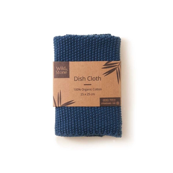 Organic Cotton Dish Cloth - Ocean